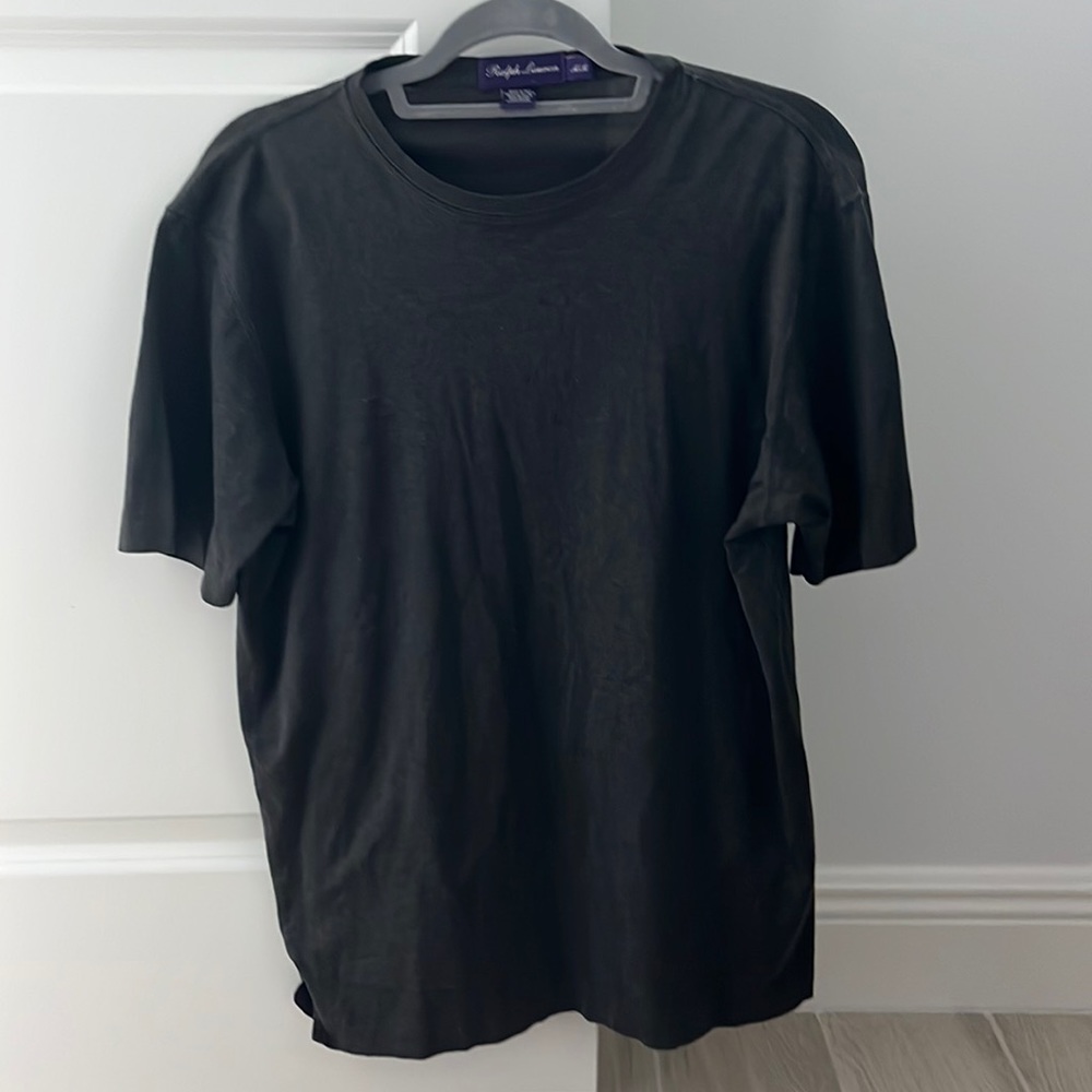 Men’s Ralph Lauren Purple Label T shirt Grey Medium